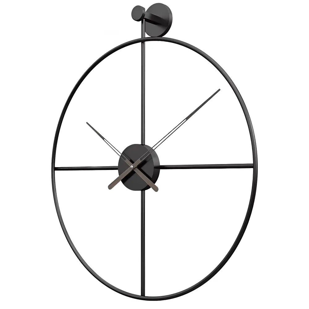 Design-Wanduhr Verschränkte Kreise