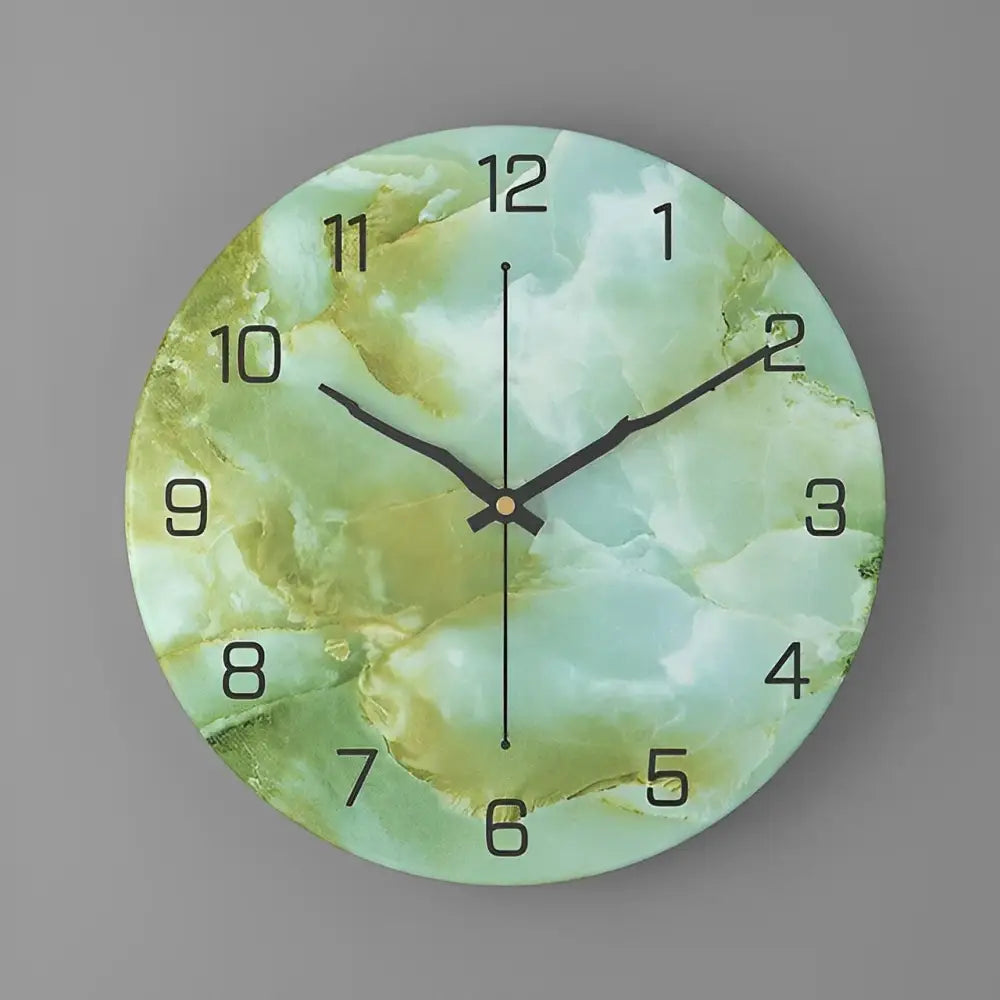 Wanduhr Design Marmoroptik