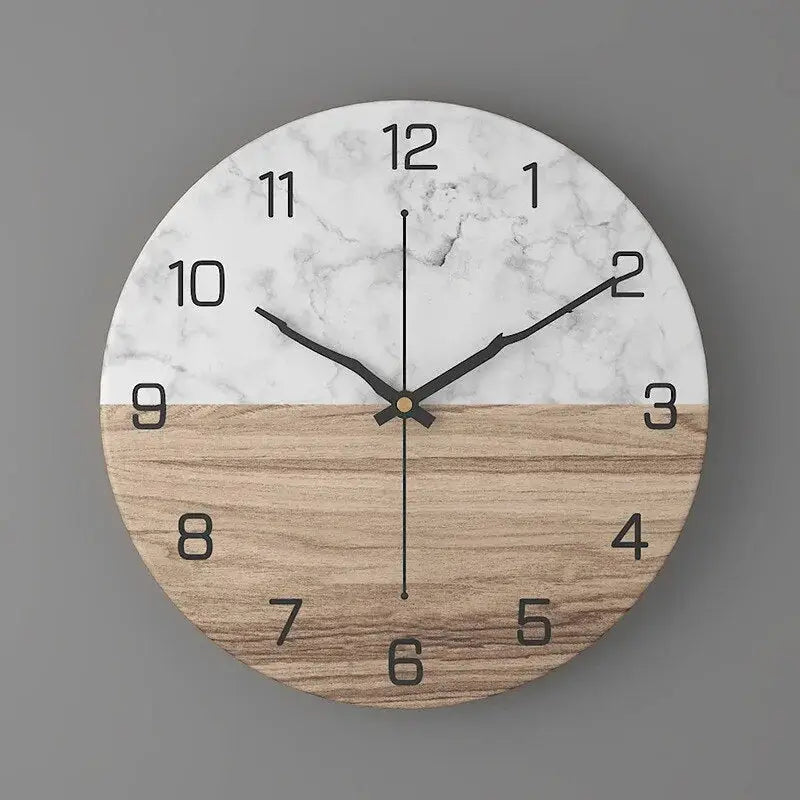 Wanduhr Design Marmoroptik