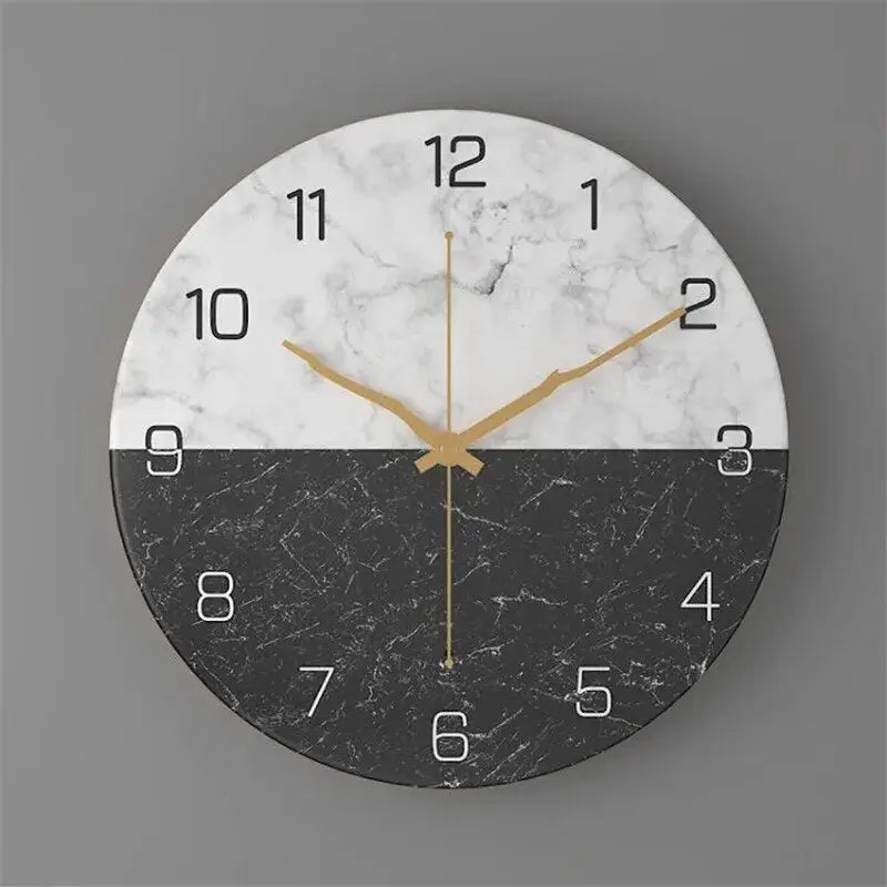 Wanduhr Design Marmoroptik