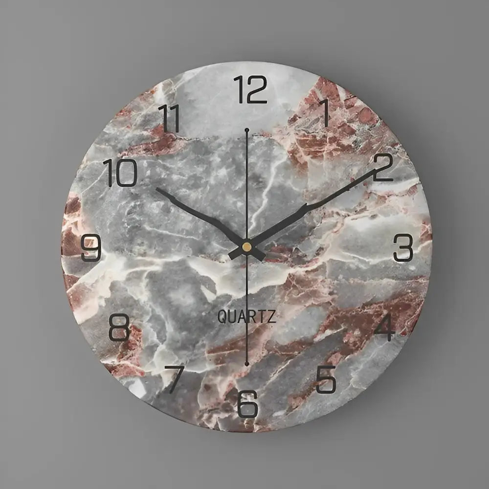 Wanduhr Design Marmoroptik