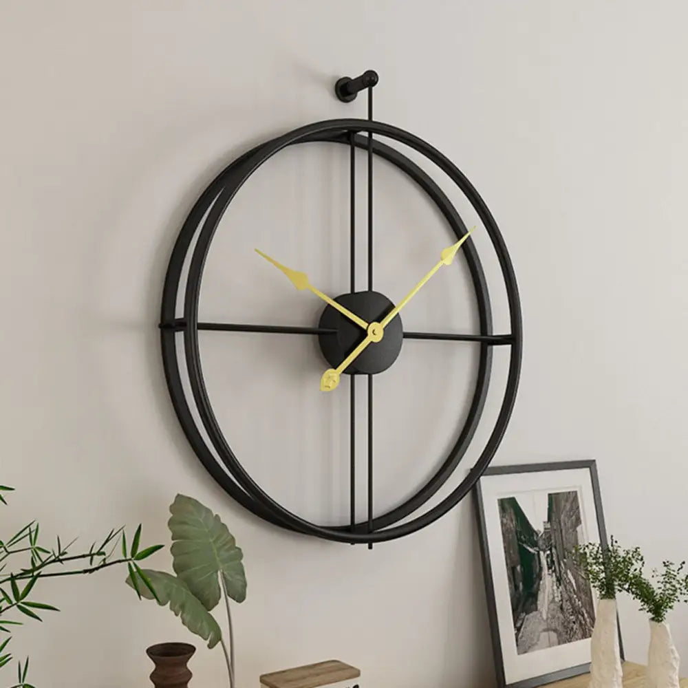 Wanduhr Sphärische Ringe