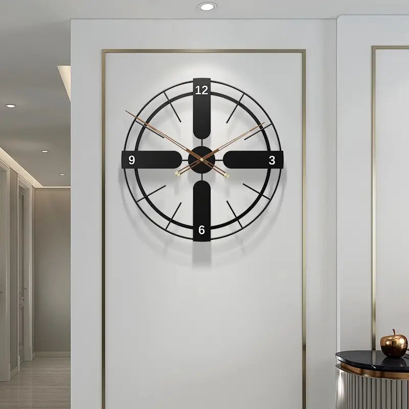Wanduhr Design Kreuz