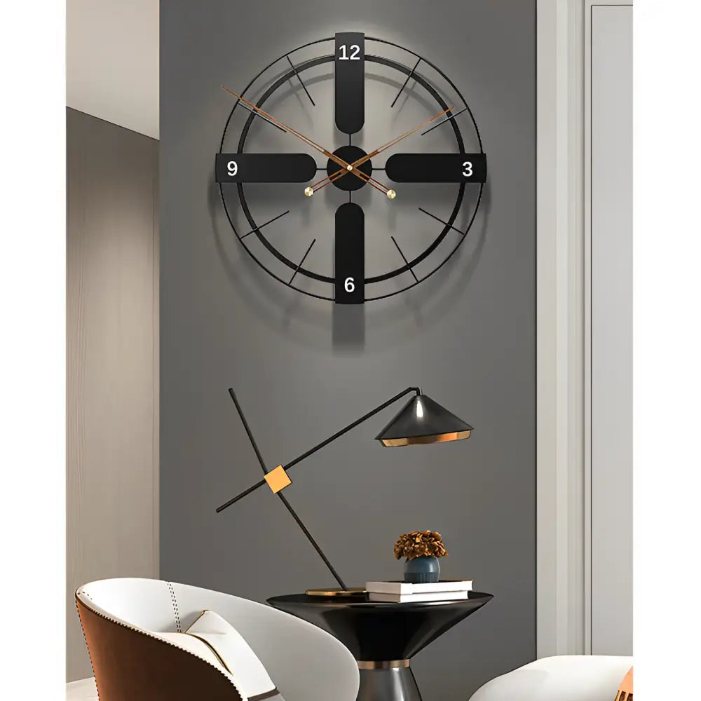Wanduhr Design Kreuz