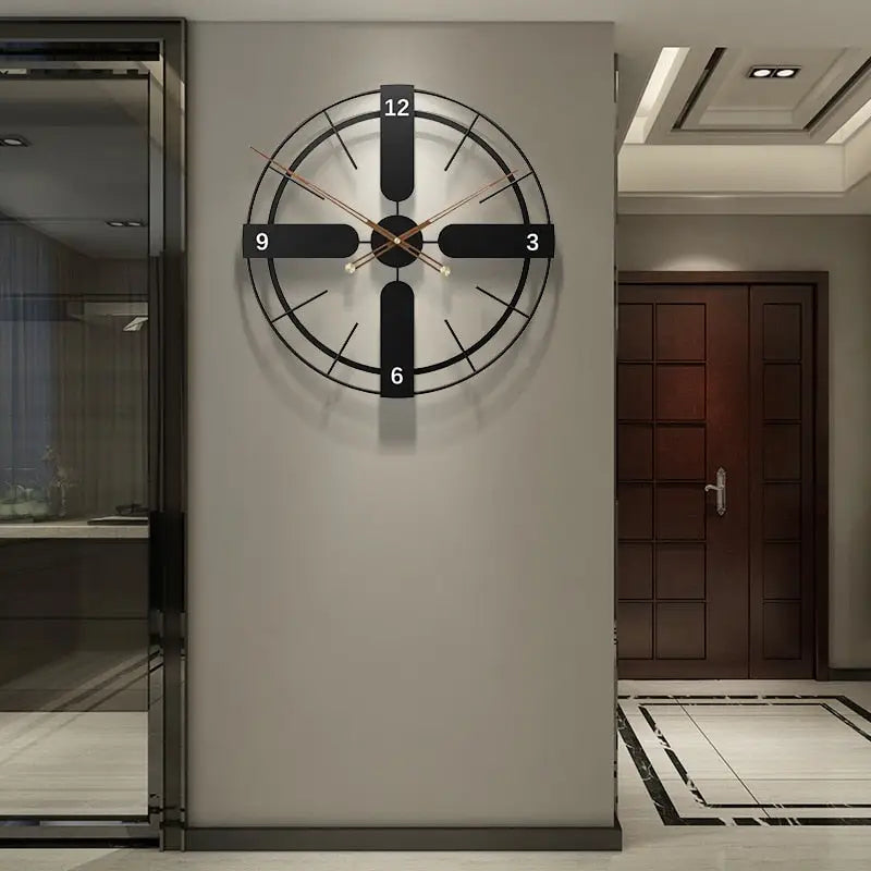 Wanduhr Design Kreuz
