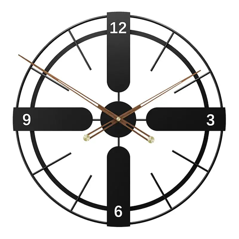 Wanduhr Design Kreuz