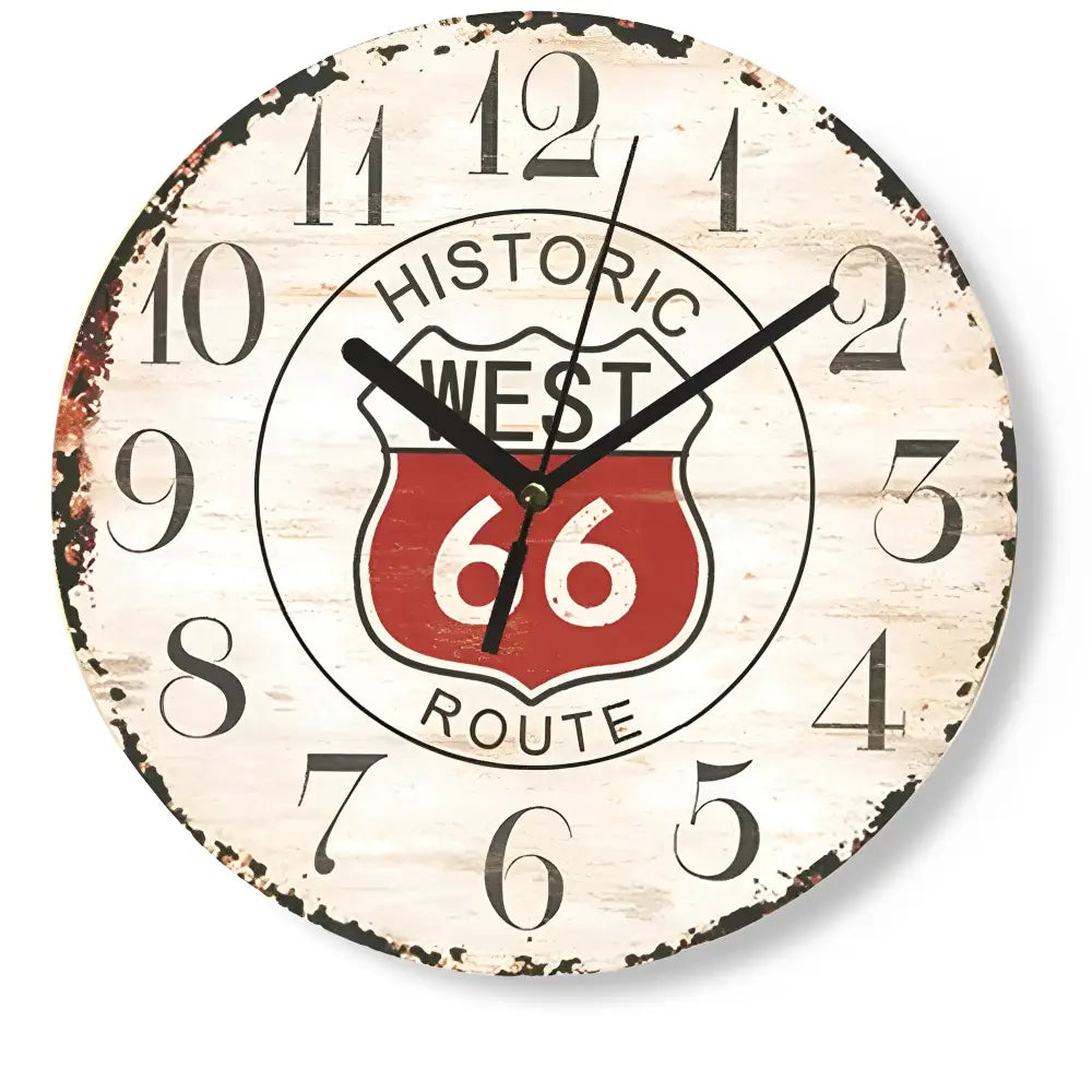 Wanduhr Route 66