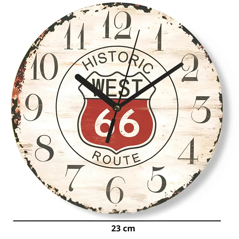 Wanduhr Route 66
