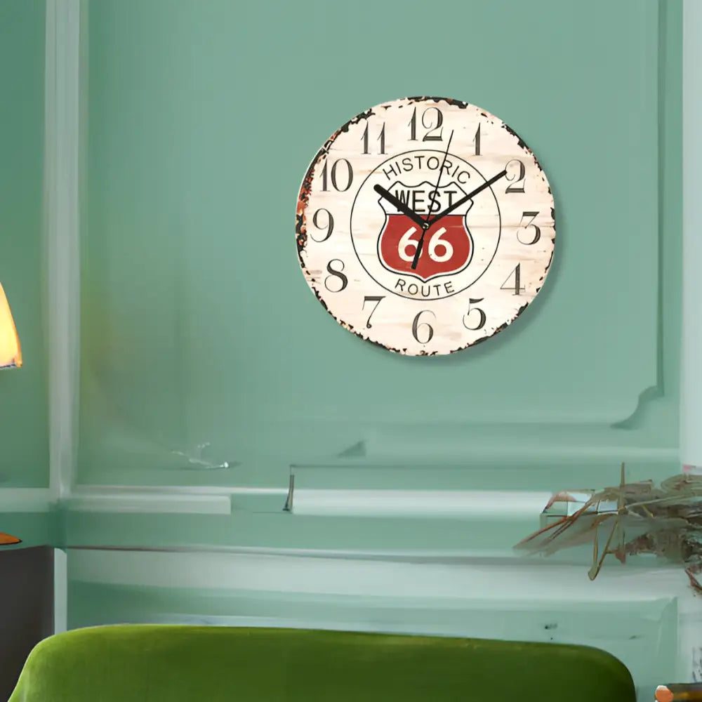 Wanduhr Route 66