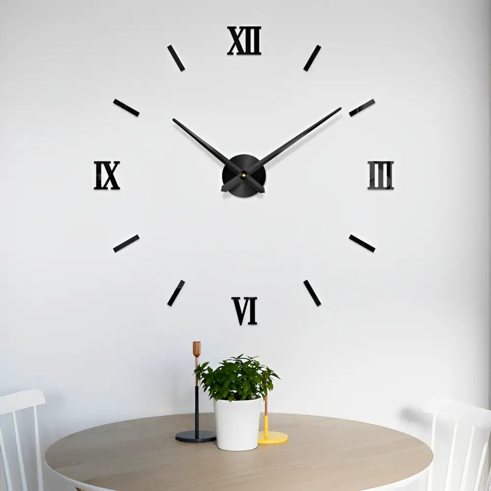 3D Wanduhr Aufkleber