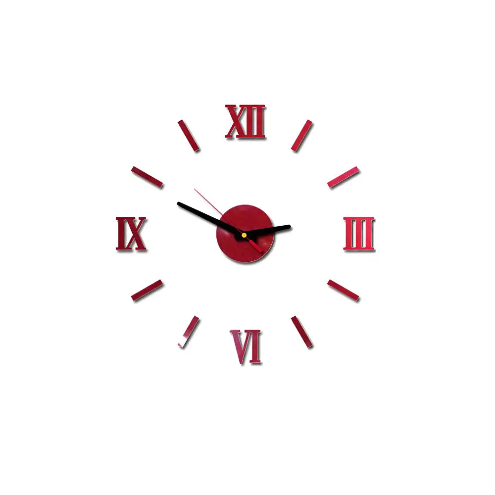 3D Wanduhr Aufkleber