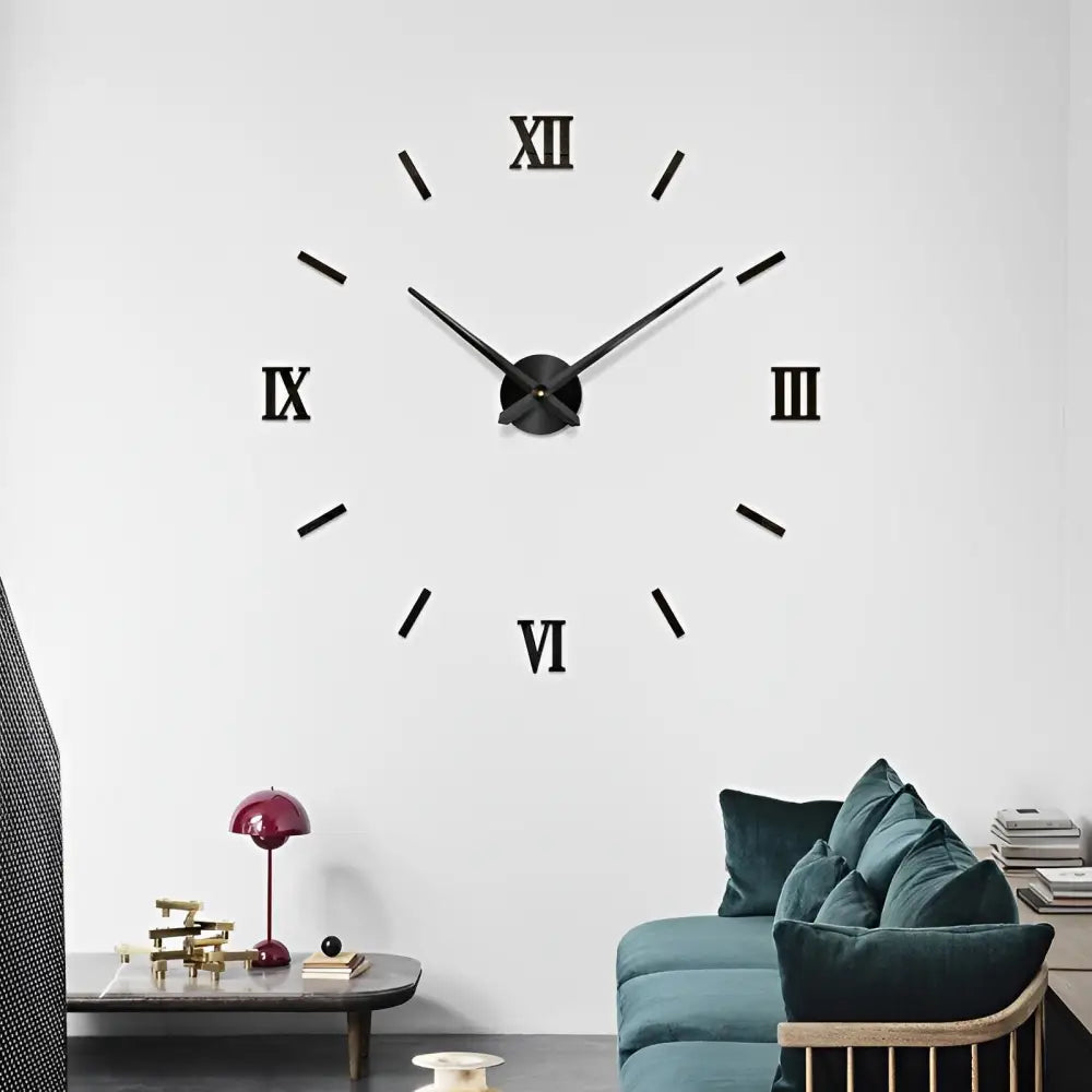 3D Wanduhr Aufkleber