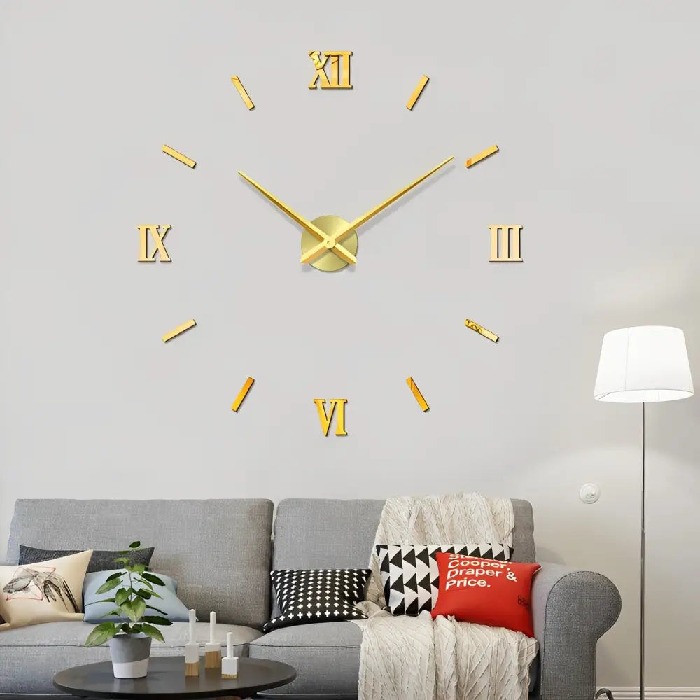 3D Wanduhr Aufkleber