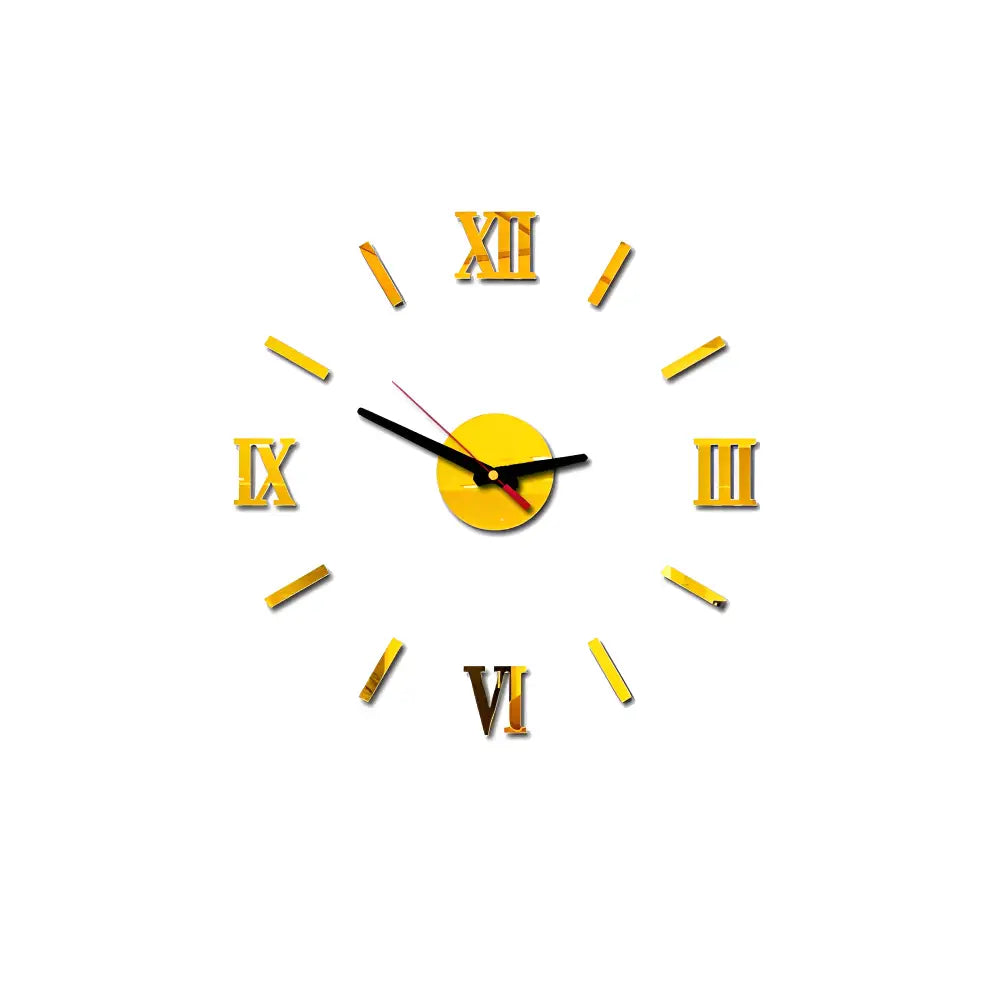 3D Wanduhr Aufkleber
