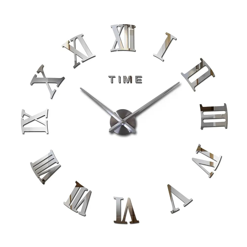 Römische Zahlen Wanduhr-Aufkleber
