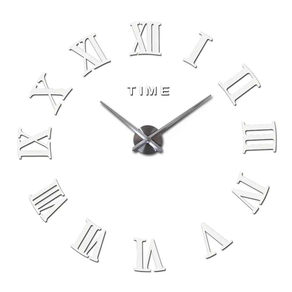 Römische Zahlen Wanduhr-Aufkleber