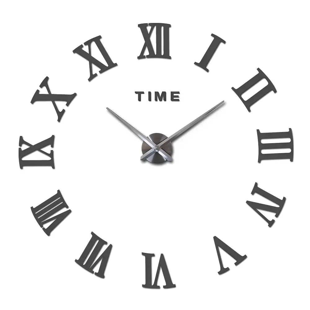 Römische Zahlen Wanduhr-Aufkleber
