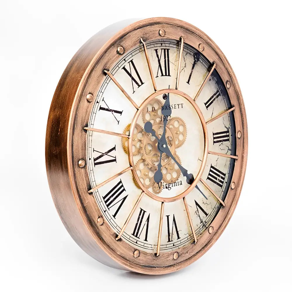 Industrielle Zahnrad-Wanduhr
