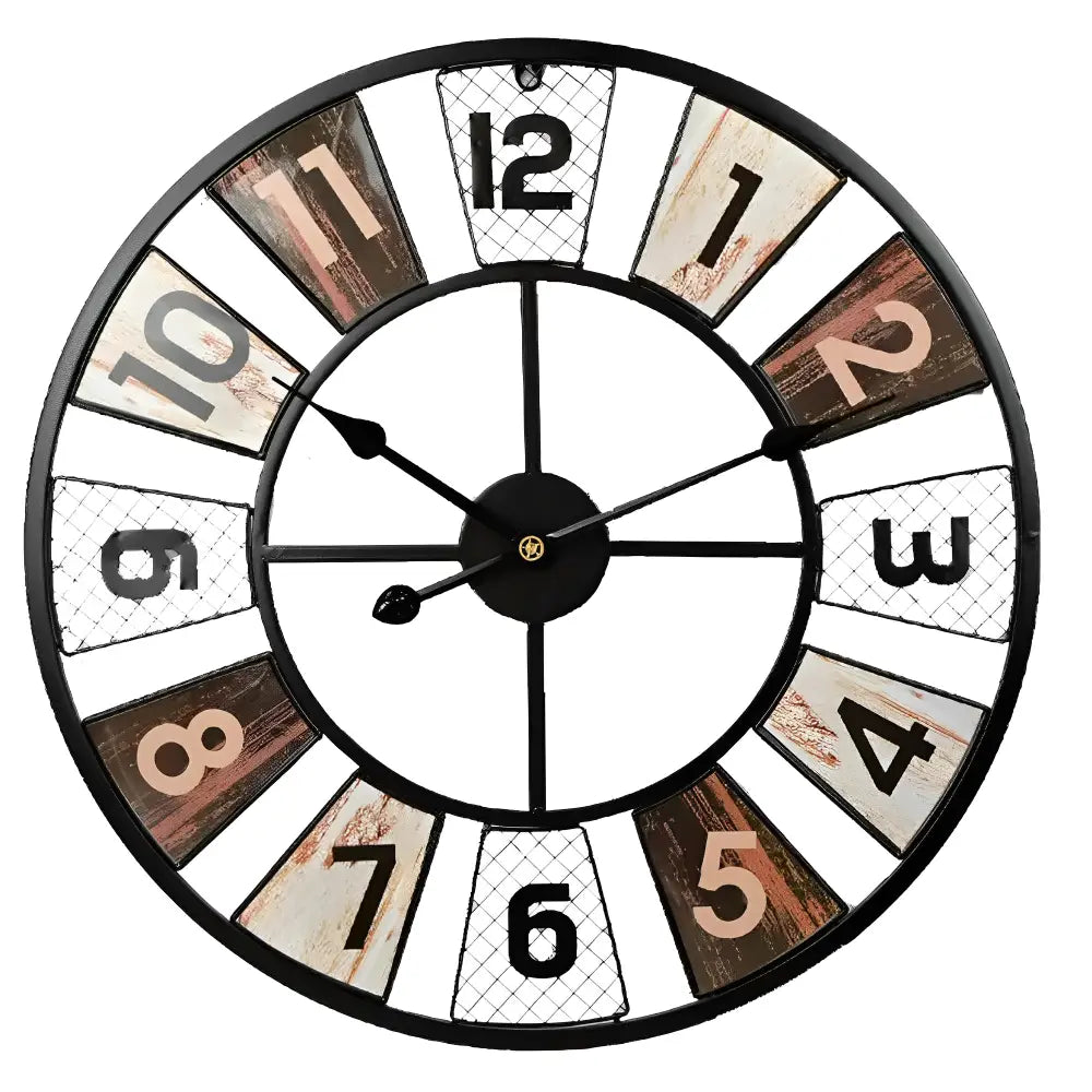 Bunte Industrielle Wanduhr