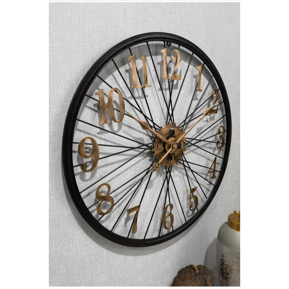 Wanduhr Vintage Zahnrad Rad