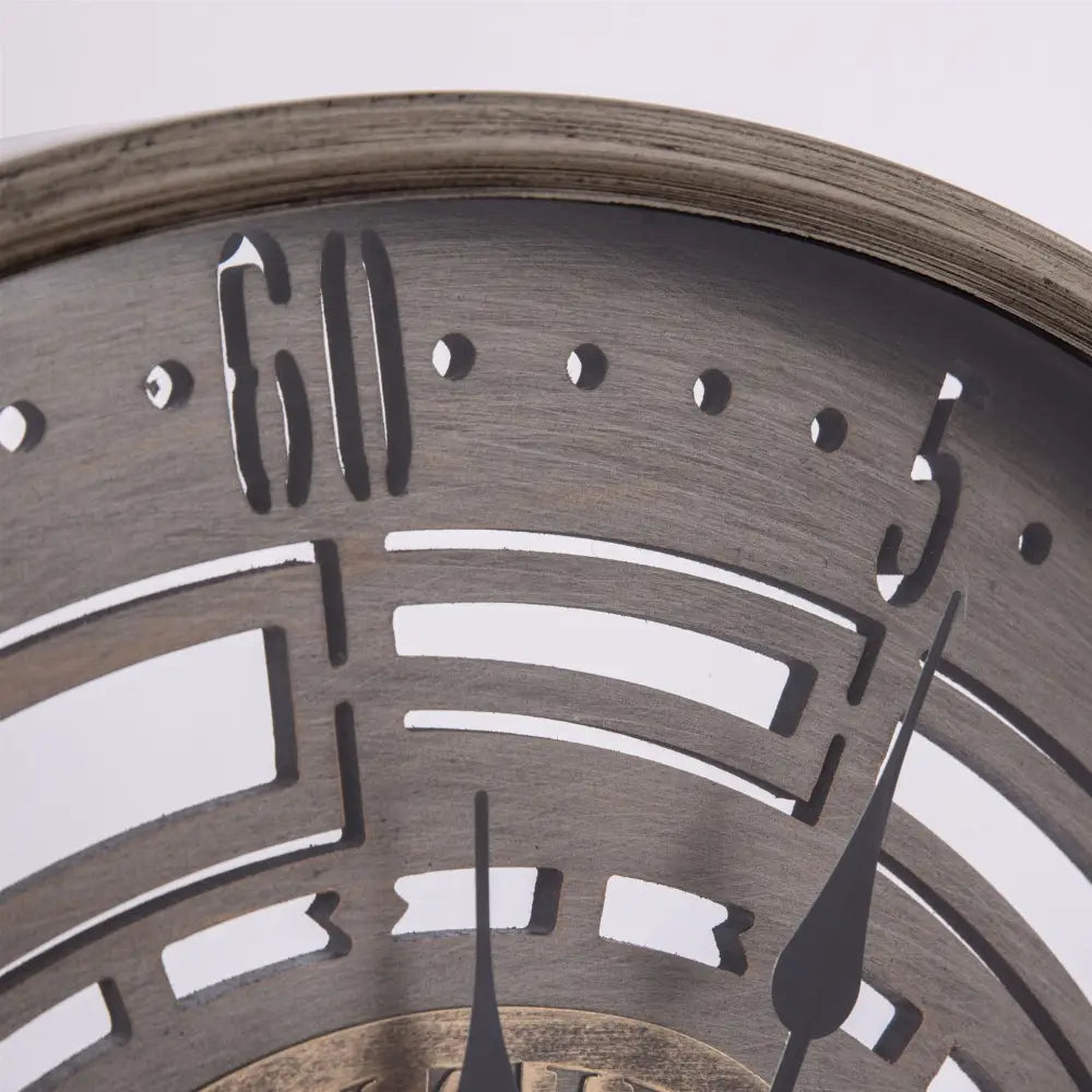 Industrielle Wanduhr Spin Time Vintage