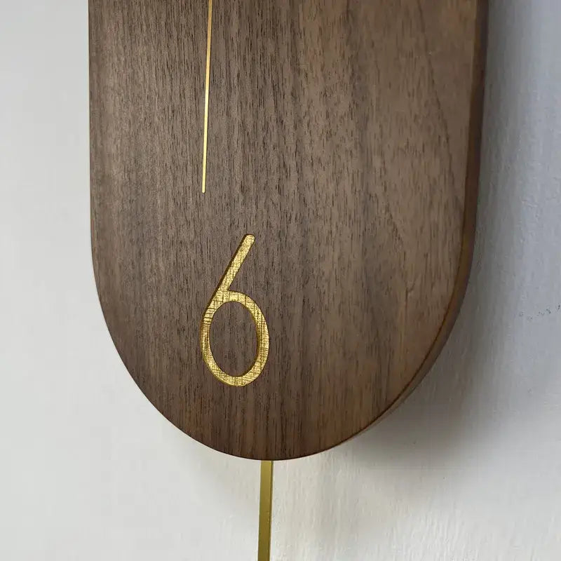 Pendeluhr Linie Nussbaum & Gold