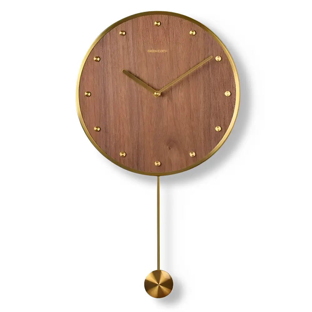 Moderne Wanduhr mit Pendel