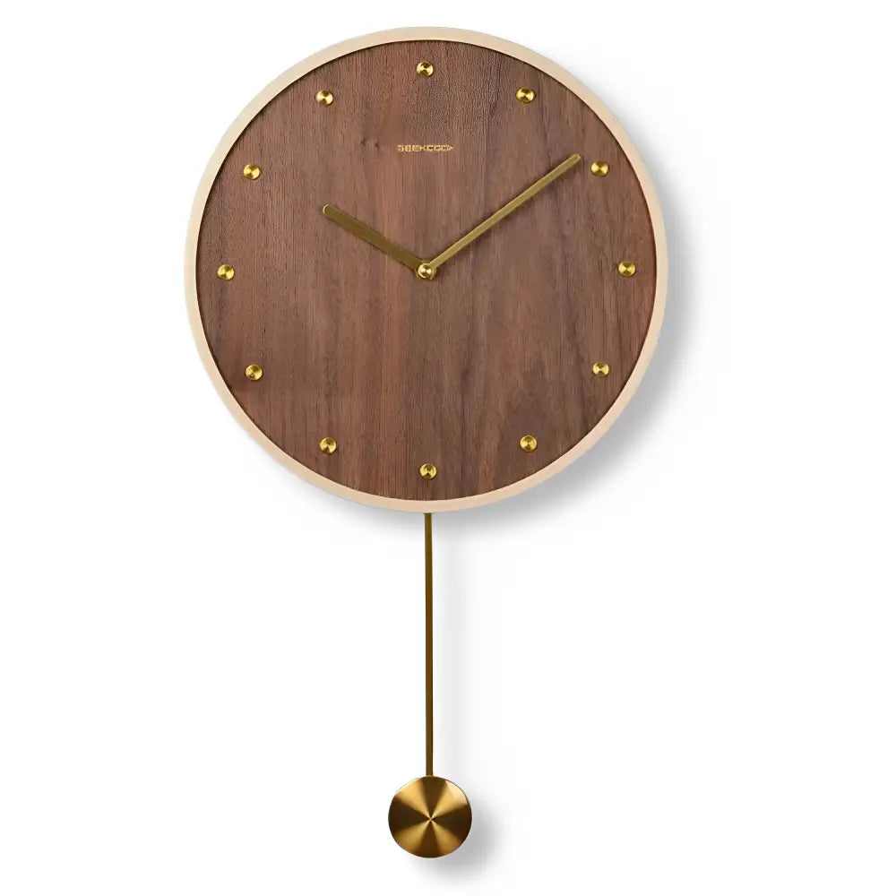 Moderne Wanduhr mit Pendel