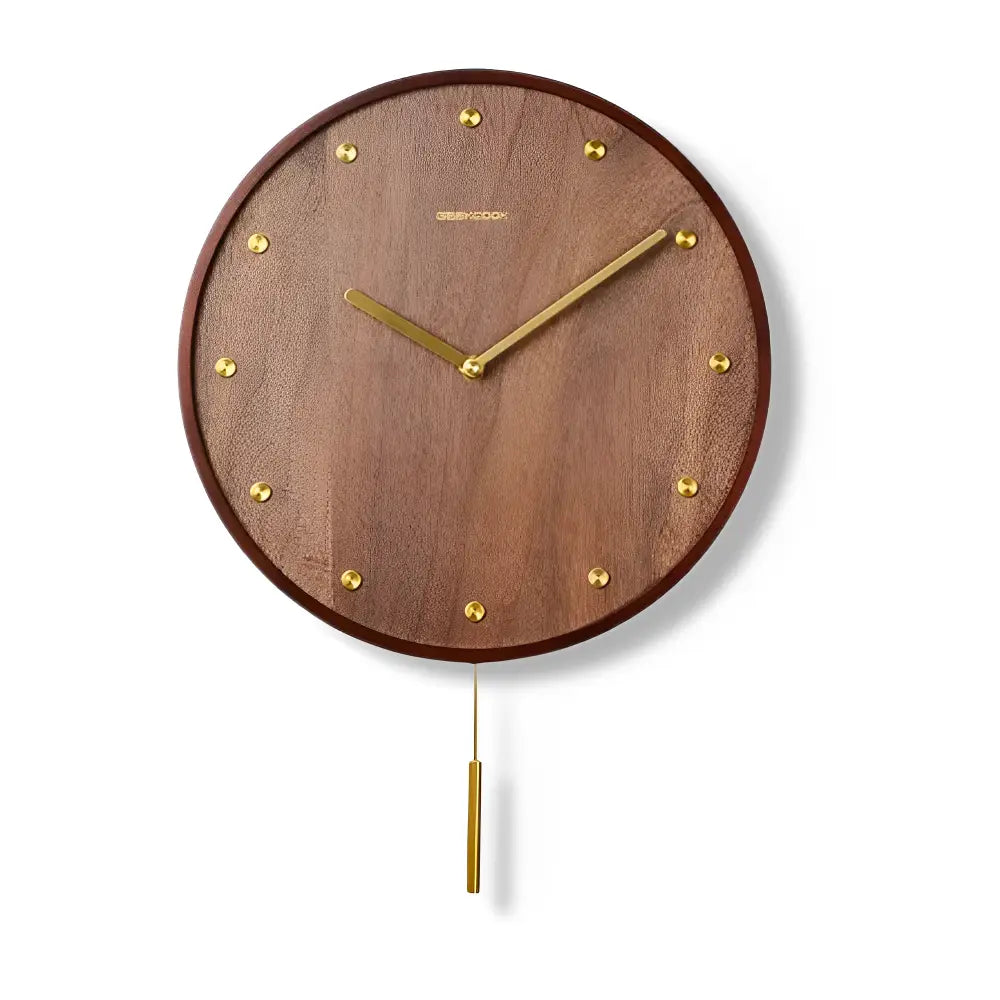 Moderne Wanduhr mit Pendel