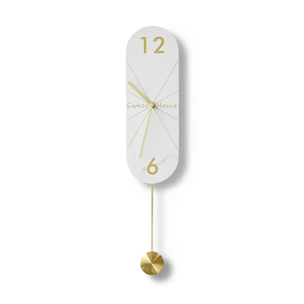 Wandpendeluhr Design mit Pendel