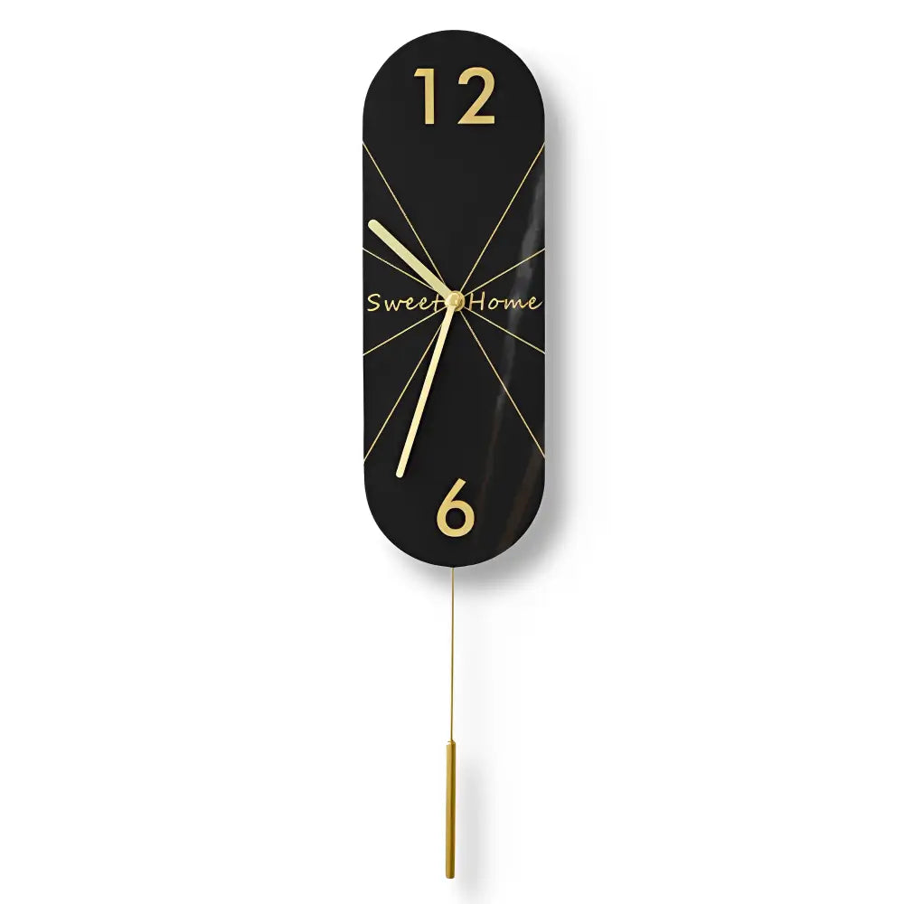 Wandpendeluhr Design mit Pendel