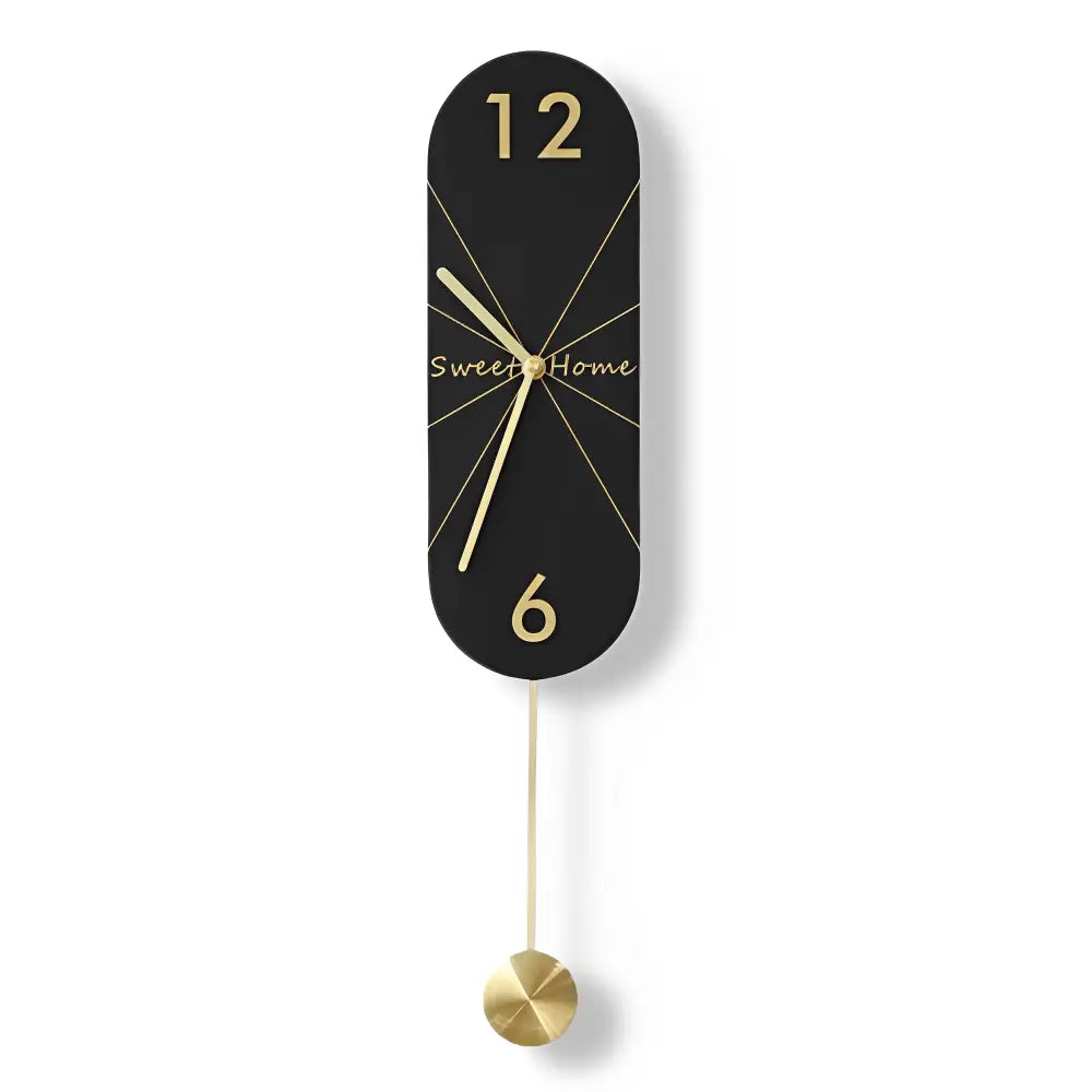 Wandpendeluhr Design mit Pendel