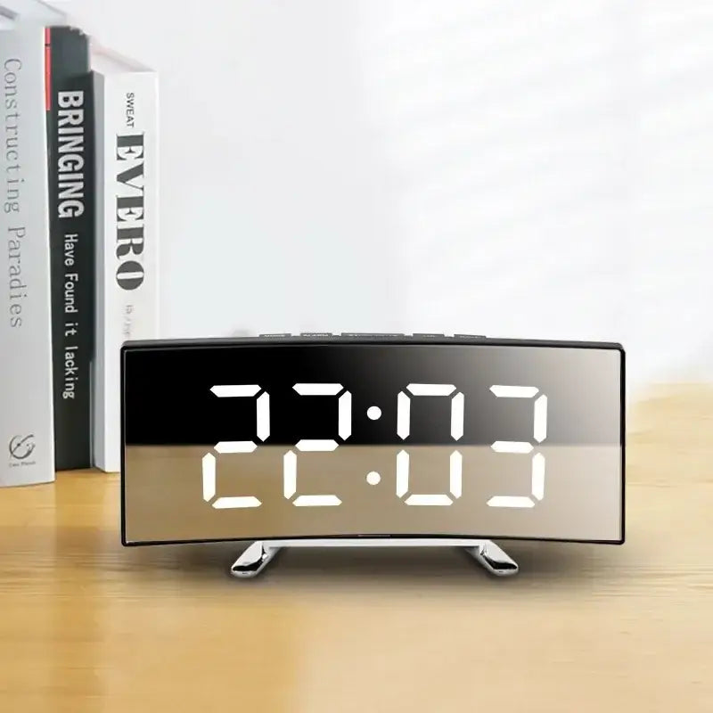 Gekrümmte LED-Digitaluhr