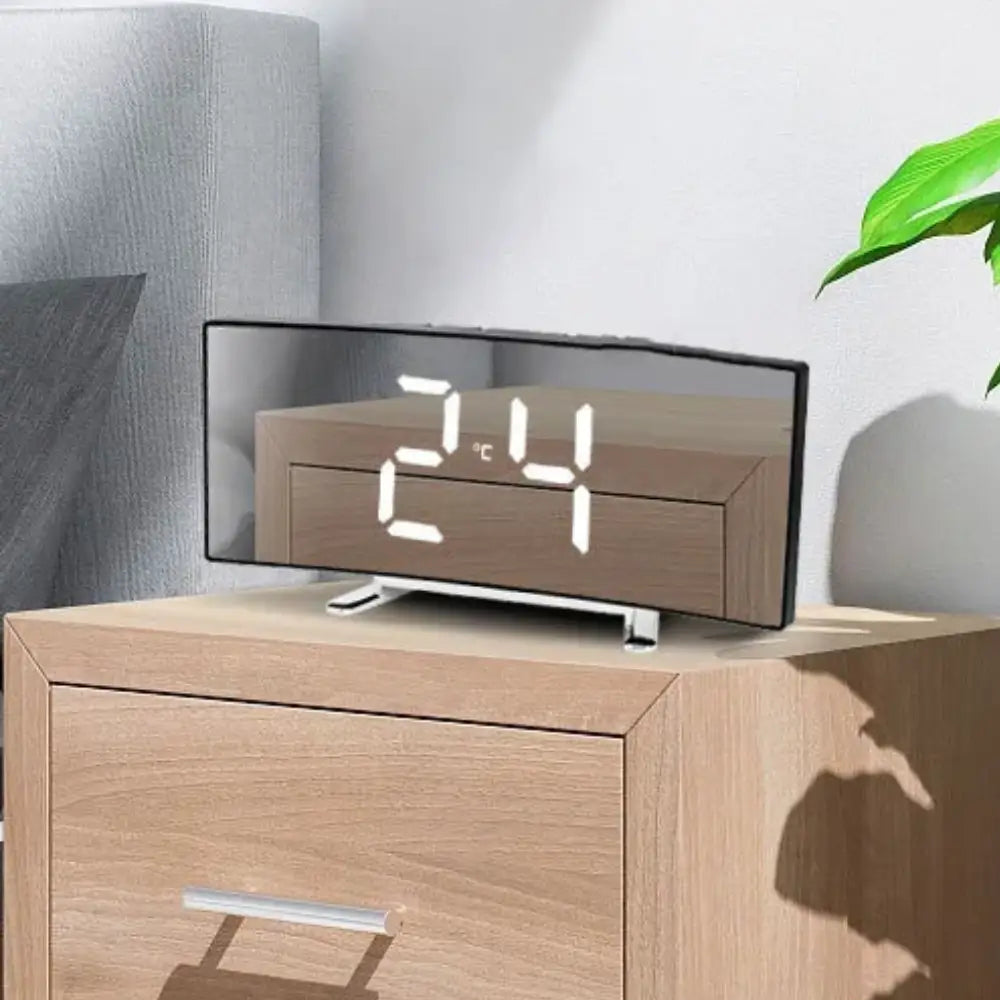 Gekrümmte LED-Digitaluhr
