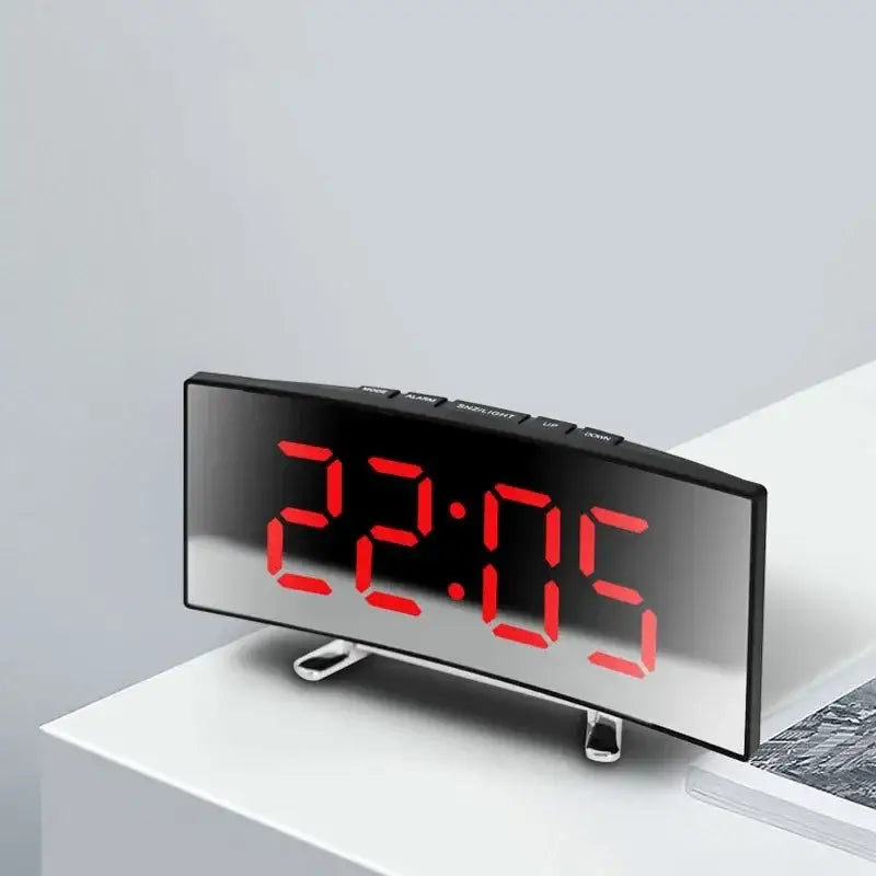 Gekrümmte LED-Digitaluhr