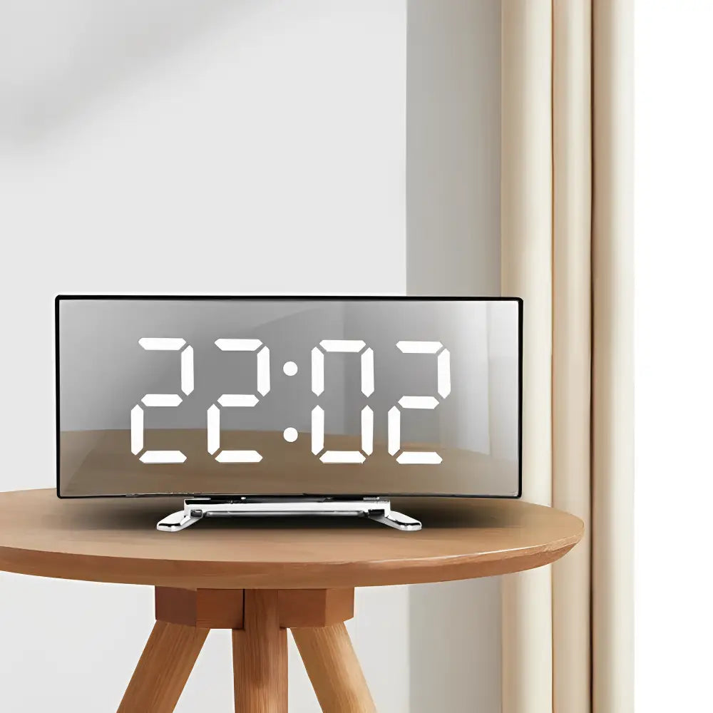 Gekrümmte LED-Digitaluhr