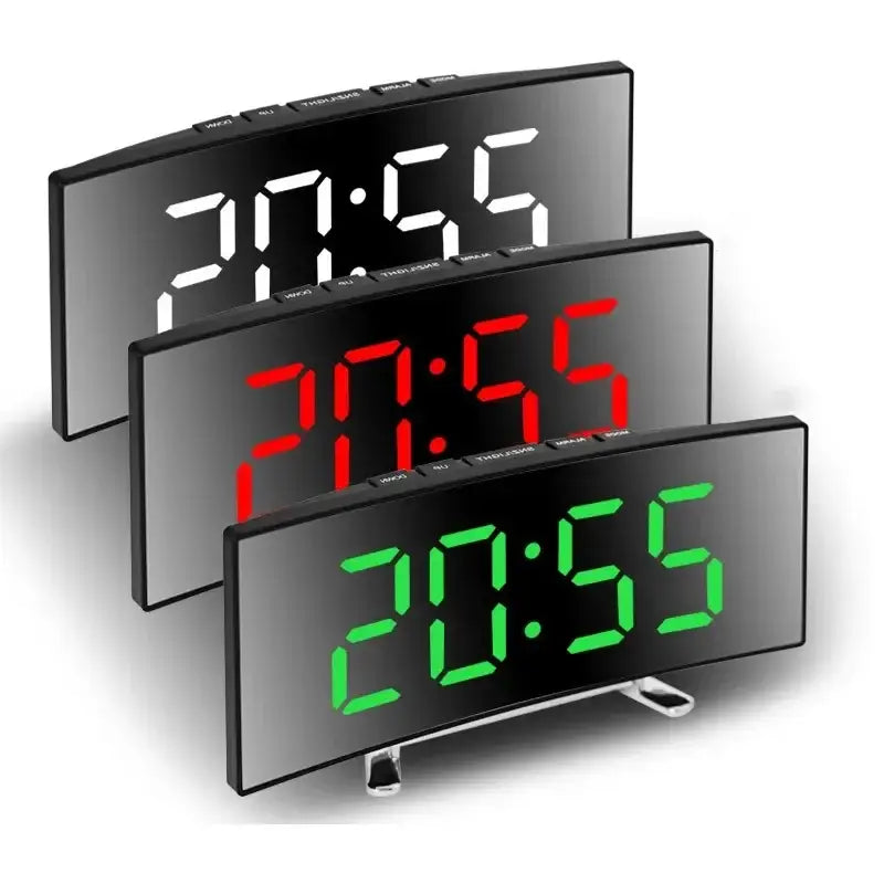 Gekrümmte LED-Digitaluhr