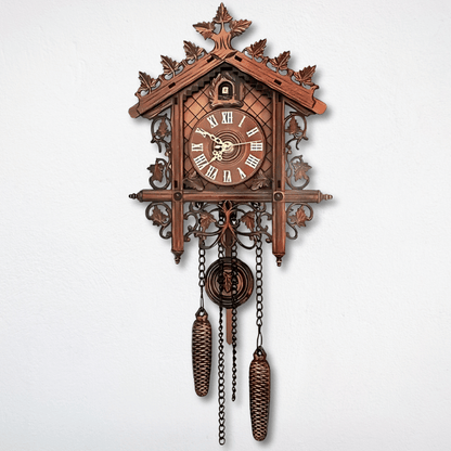 Vintage Kuckucksuhr Holz