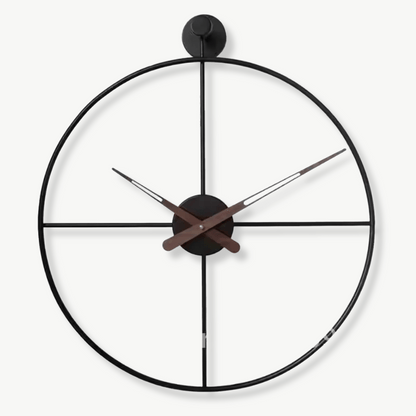 Design-Wanduhr Verschränkte Kreise