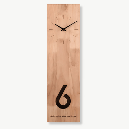 Wanduhr Bambus
