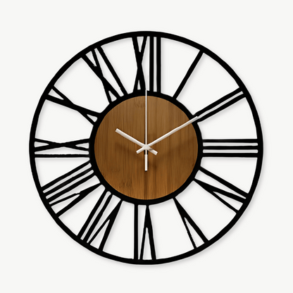 Wanduhr aus skandinavischem Holz
