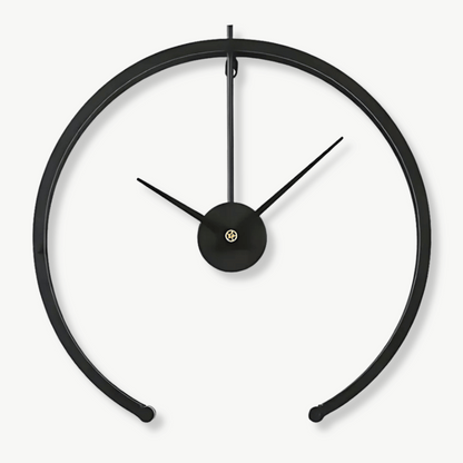 Wanduhr offener Kreis