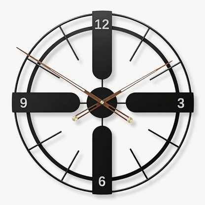 Wanduhr Design Kreuz
