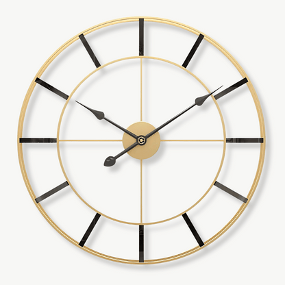 Minimalistisches Design Goldene Wanduhr