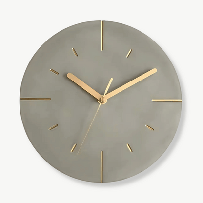 Wanduhr in Zementoptik
