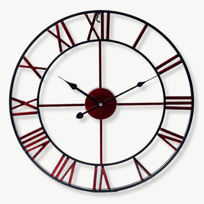 Industrielle Wanduhr Rotkupfer