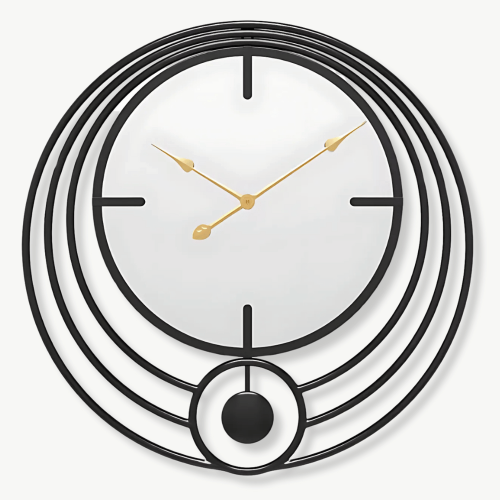 Wandspiegeluhr & Kreisdesign