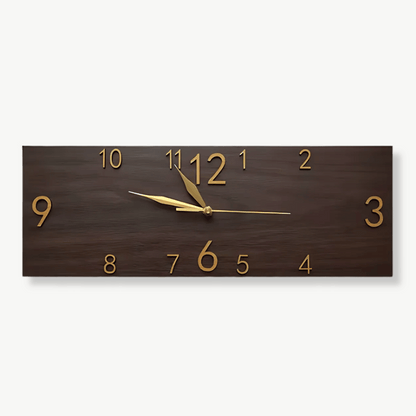 Rechteckige Wanduhr