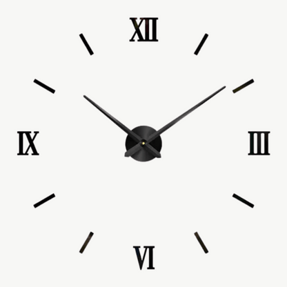 3D Wanduhr Aufkleber