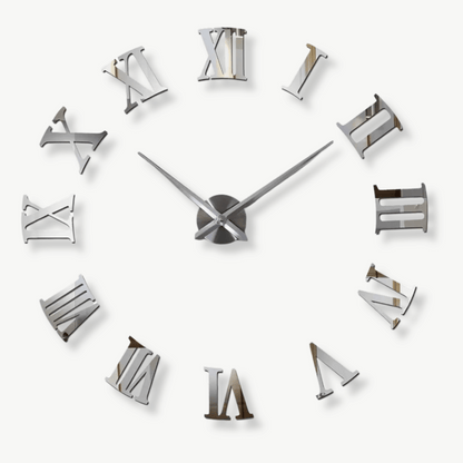 Römische Zahlen Wanduhr-Aufkleber